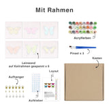 Malen nach Zahlen – 6 Mini-Gemälde | Snacks- und Getränke-Set