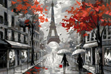 Malen nach Zahlen: Herbstlicher Spaziergang in Paris